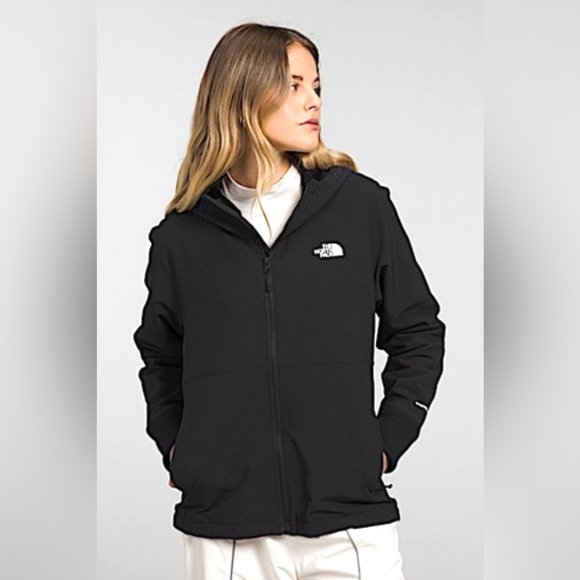 The North Face Jackets & Blazers - The North Face Windwall Womens Fleece Jacket Full Zip Black‎ Size Small EUC